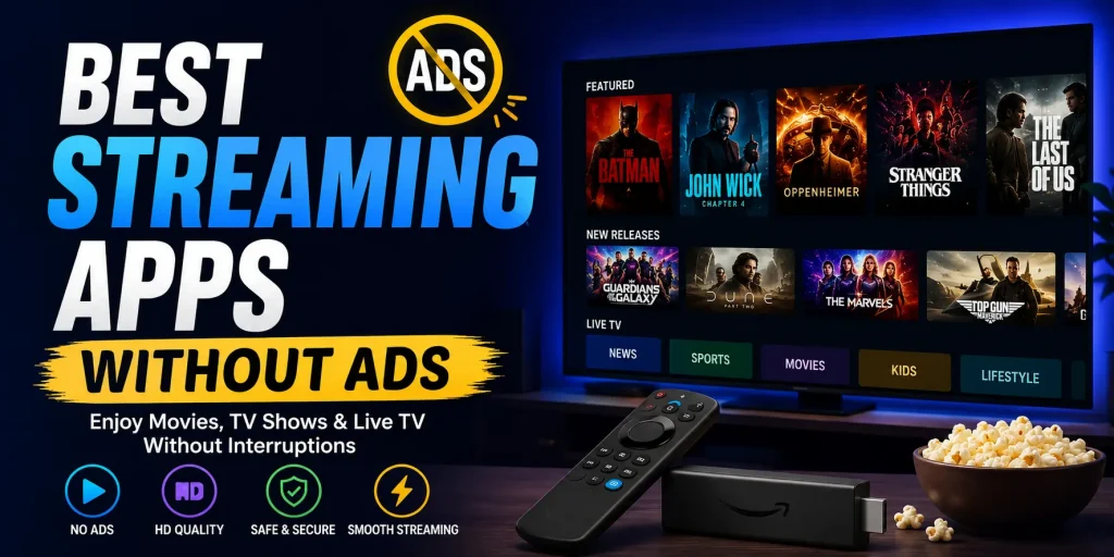 streaming apps without ads