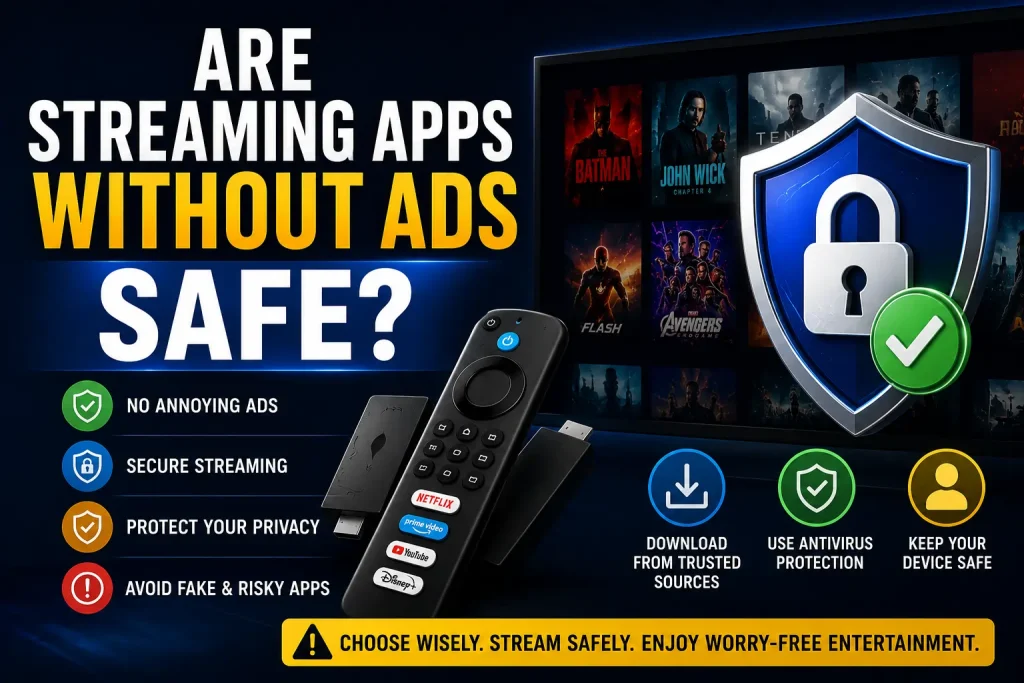 Are Streaming Apps Without Ads Safe?