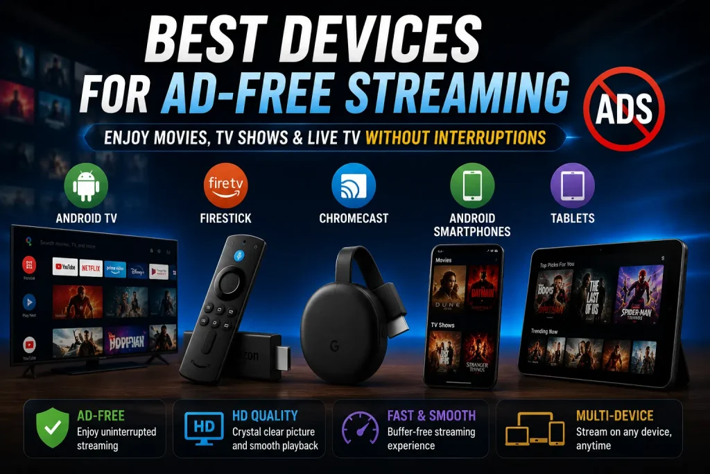 Best Devices for Ad-Free Streaming
