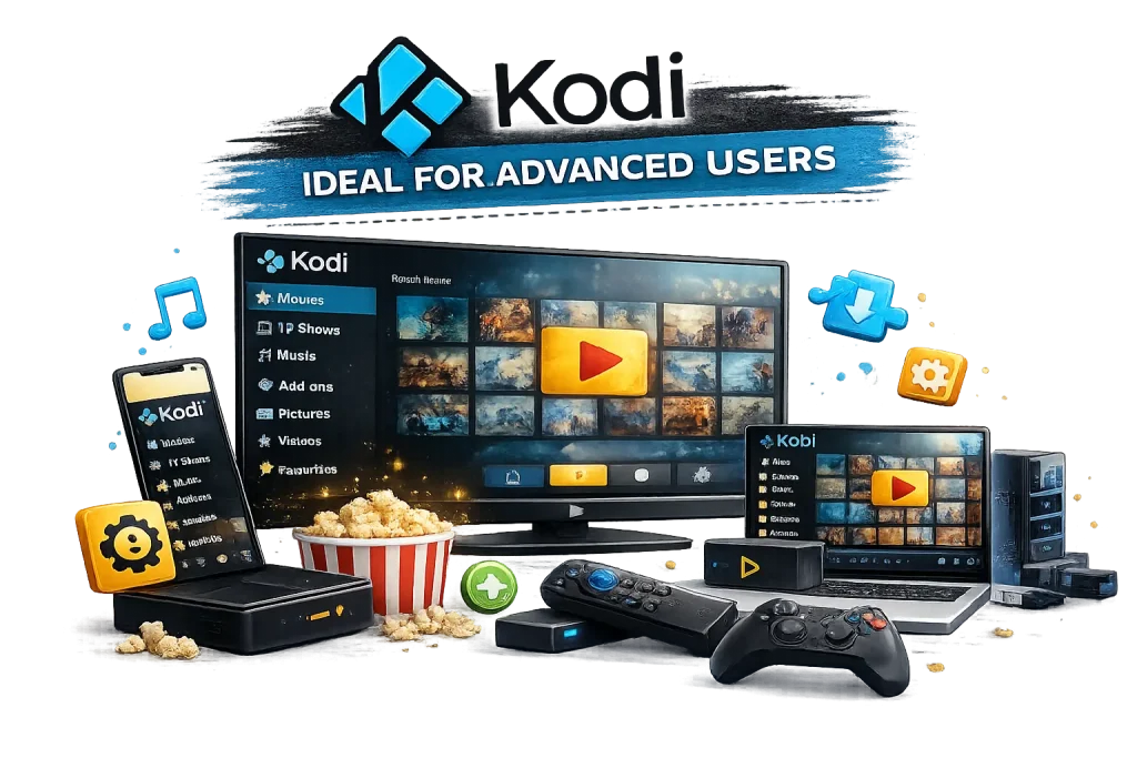 Kodi – Ideal for Advanced Users