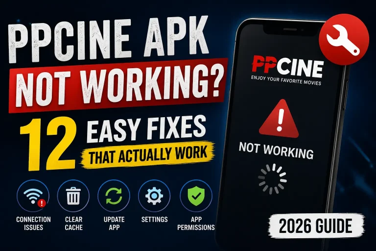 PPCine app not working fixes guide